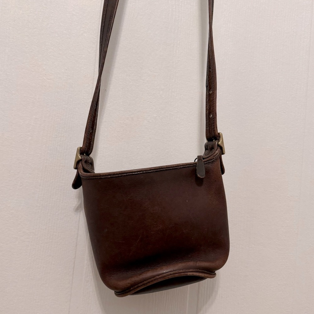 Coach leather crossbody bag